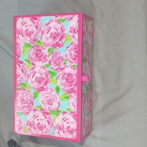 Lilly Pulitzer Glass Box with lining